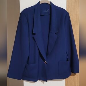 Elegant Blue Women's Blazer